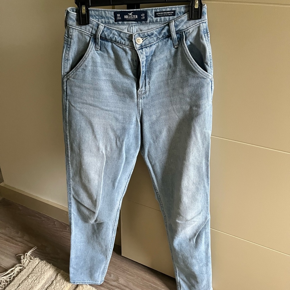 Hollister Ultra High-Rise Light Blue Denim